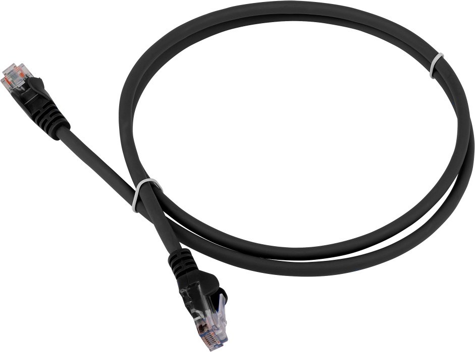 Патч-корд Lanmaster LAN-PC45/U6-3.0-BK UTP RJ-45 вил.-вилка RJ-45 кат.6 3м черный LSZH