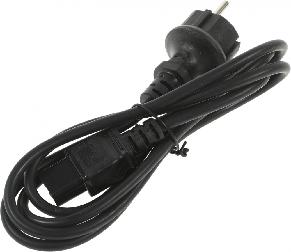 Шнур питания Lanmaster LAN-PP13/SH-1.8-BK C13-Schuko проводник.:3x0.75мм2 1.8м 220В 10А черный