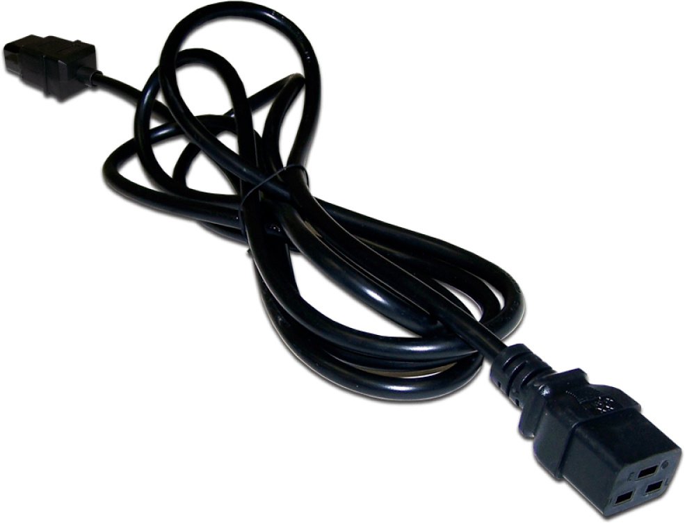 Шнур питания Lanmaster LAN-PP19/20-5.0-BK C19-C20 проводник.:3x1.5мм2 5м 250В 16А черный