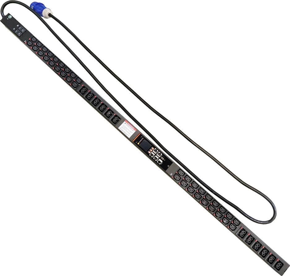 Блок распределения питания Lanmaster TWT-PDU19-16A10C3-C20 гор.размещ. 9xC13 базовые 16A C20
