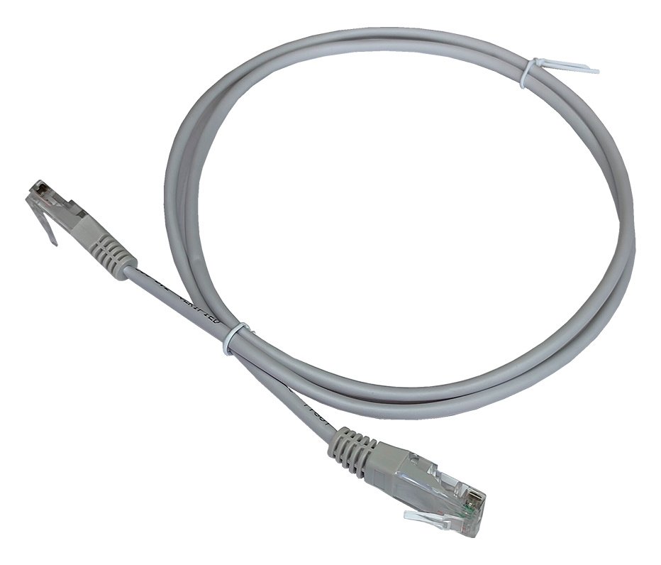 Патч-корд Lanmaster TWT2-45-45-2.0-GY UTP RJ-45 вил.-вилка RJ-45 кат.5E 2м серый ПВХ