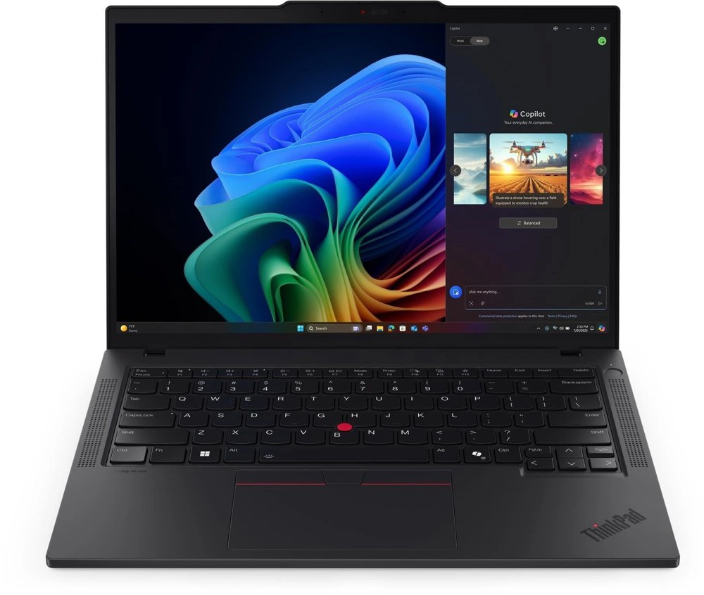 Ноутбук Lenovo ThinkPad T14 G6 Core Ultra 7 258V 32Gb SSD1Tb Intel Arc 140V 14" IPS WUXGA (1920x1200) Windows 11 Pro black WiFi BT Cam (21QG005EGQ)