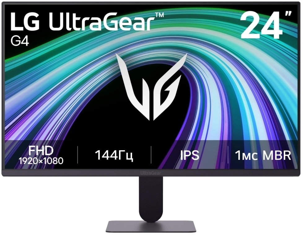 Монитор LG 23.8" UltraGear 24G414B-B черный IPS LED 16:9 HDMI M/M матовая HAS 250cd 178гр/178гр 1920x1080 144Hz DP FHD 3.7кг