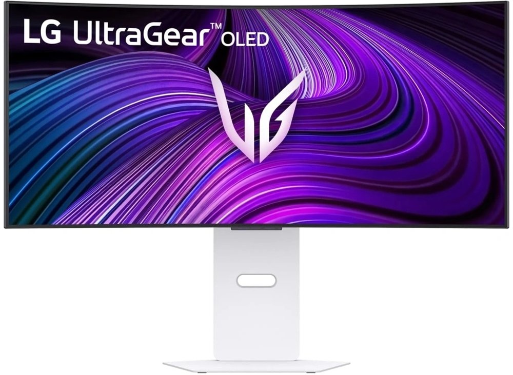 Монитор LG 34" UltraGear 34GX90SA-W черный OLED LED 21:9 HDMI M/M матовая HAS Piv 275cd 178гр/178гр 3440x1440 240Hz G-Sync FreeSync Premium DP WQ USB 10.4кг