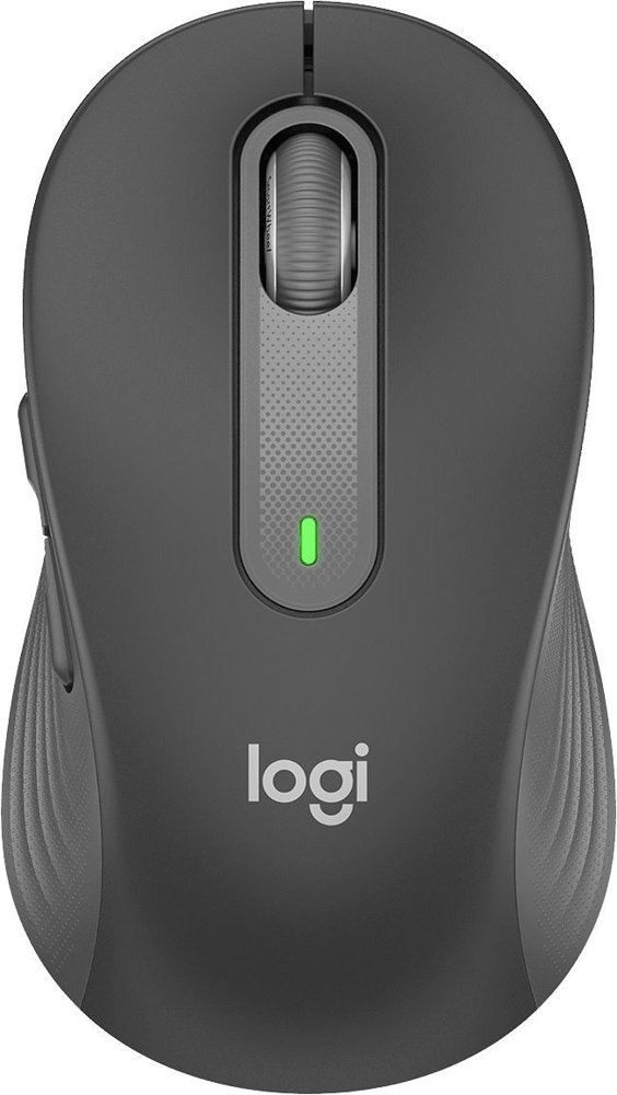 Мышь Logitech M650 Large графитовый оптическая 4000dpi silent беспров. BT/Radio USB 5but (910-006247)