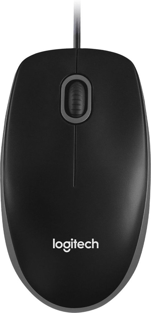 Мышь Logitech B100 черный оптическая 1000dpi USB 2but (910-006605)