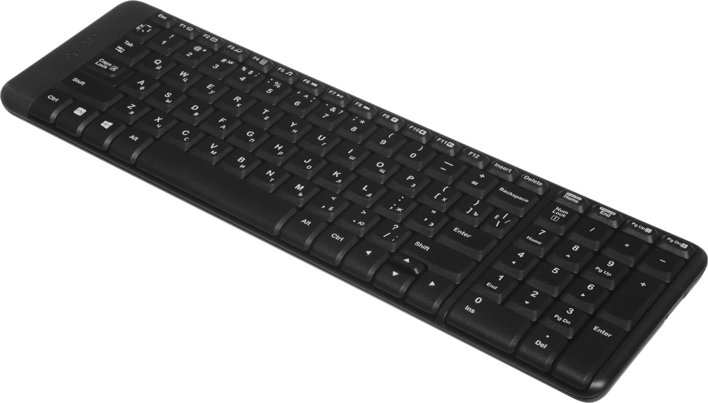 Клавиатура + мышь Logitech MK220 клав:черный мышь:черный USB беспроводная (920-003236), фото 2