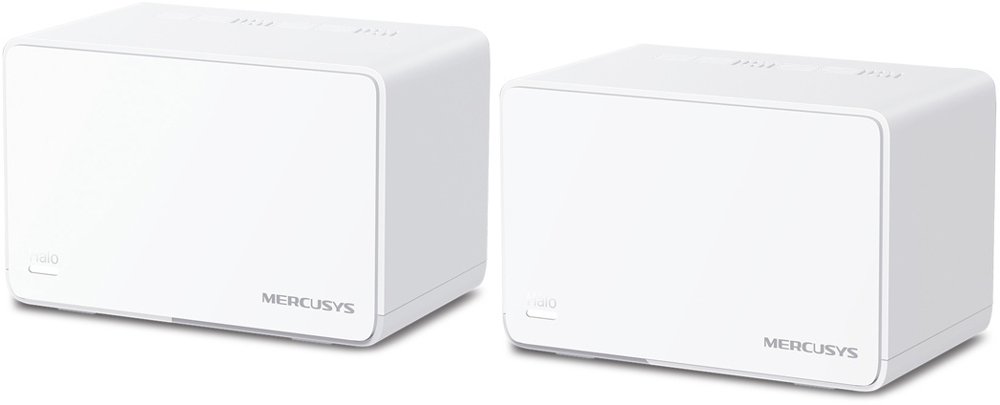 Бесшовный Mesh роутер Mercusys HALO H80X(2-PACK) AX3000 10/100/1000BASE-TX белый (упак.:2шт)