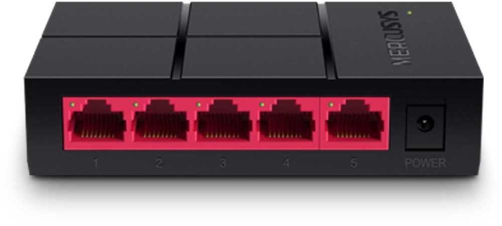 Коммутатор Mercusys MS105G (L2) 5x1Гбит/с неуправляемый