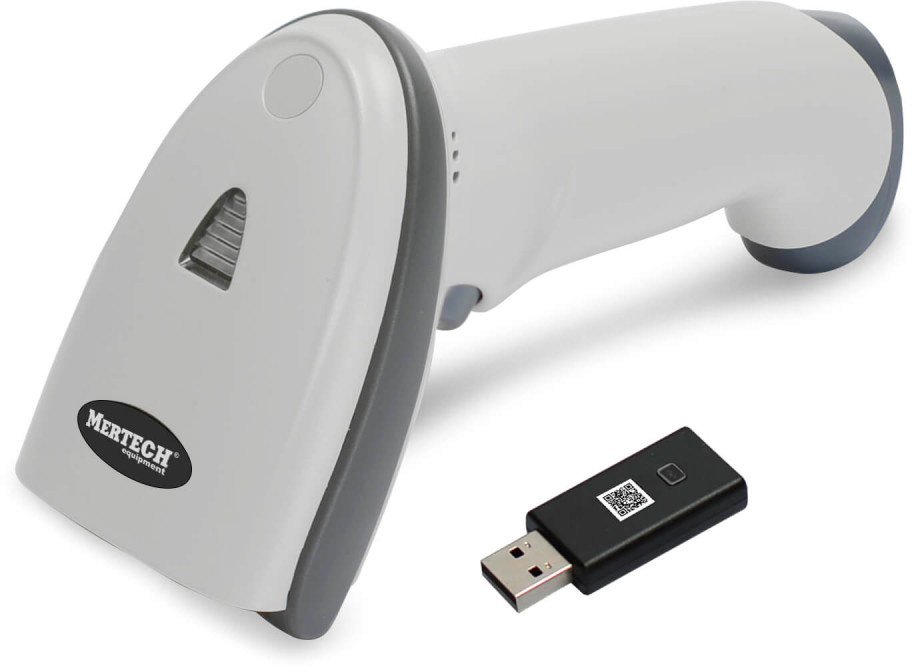 Сканер штрих-кода Mertech CL-2210 BLE Dongle 2D беспроводной белый (4833)