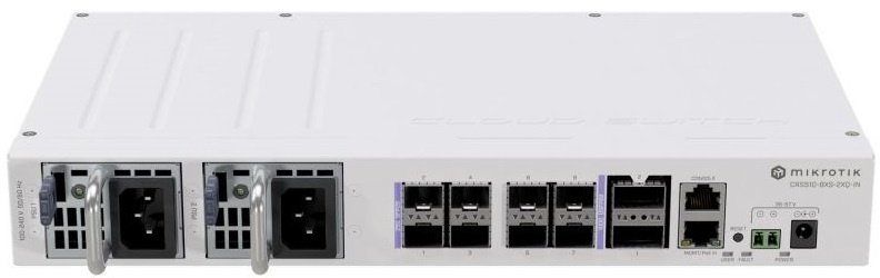 Коммутатор MikroTik CRS510-8XS-2XQ-IN (L3) 8xSFP28 2xQSFP28 управляемый