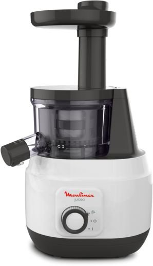 Соковыжималка шнековая Moulinex ZU150110 150Вт белый/черный