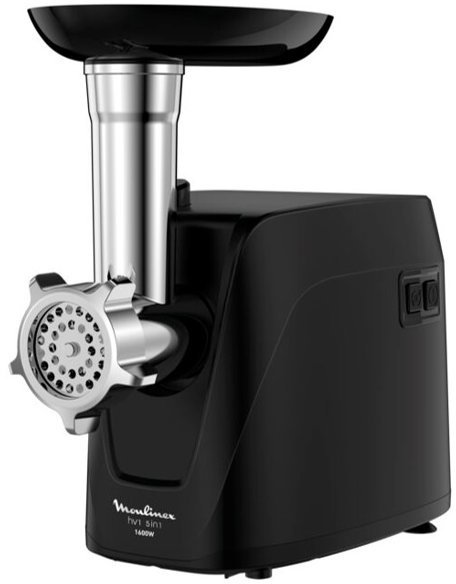 Мясорубка Moulinex Compact HV1 ME112832 1600Вт черный/серебристый
