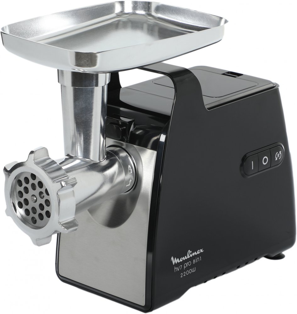 Мясорубка Moulinex ME558810 2200Вт черный/серый