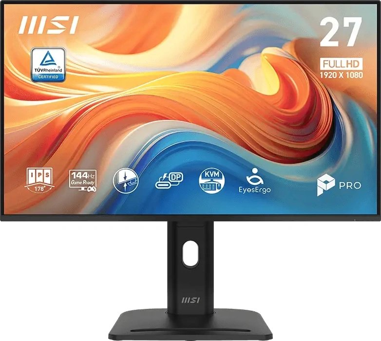 Монитор MSI 27" Pro MP275PHG E14 черный IPS LED 16:9 HDMI M/M матовая HAS Piv 250cd 178гр/178гр 1920x1080 144Hz DP FHD USB 6.23кг