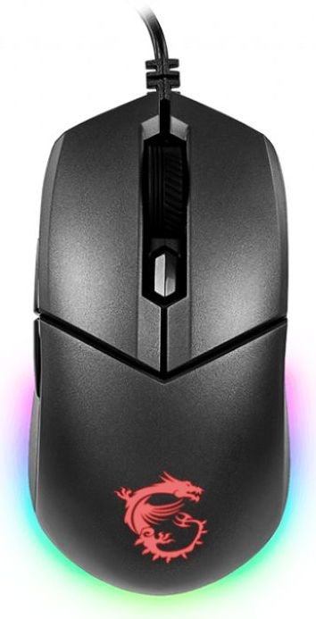 Мышь MSI Clutch GM11 черный оптическая 5000dpi USB 5but (S12-0402030-CLA)