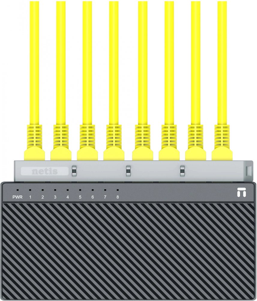 Коммутатор Netis ST3108GC (L2) 8x1Гбит/с неуправляемый