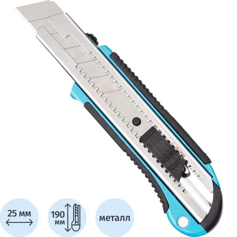 Нож универсальный усиленный TOPFORT 25 мм (2175490)
