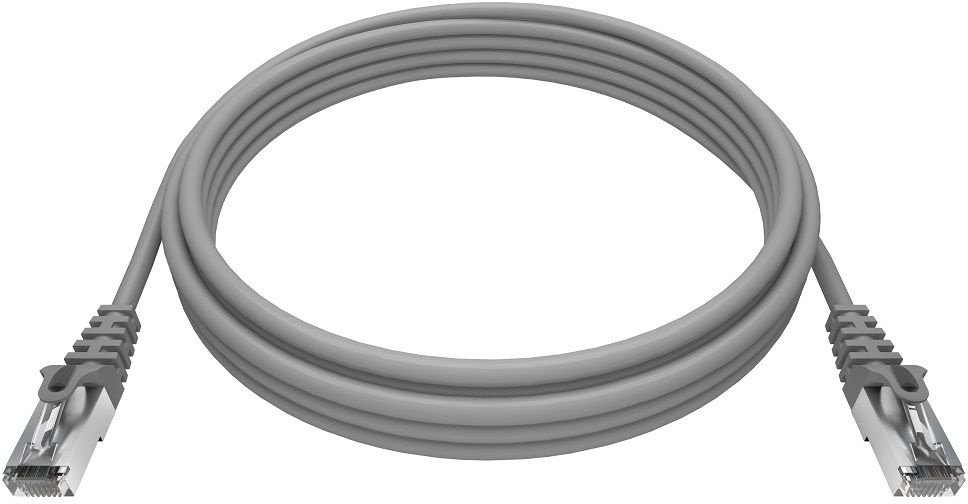 Патч-корд NTSS NTSS-PC-FTP-RJ45-5e-3.0-LSZH-GY FTP RJ-45 вил.-вилка RJ-45 кат.5E 3м серый LSZH 26AWG