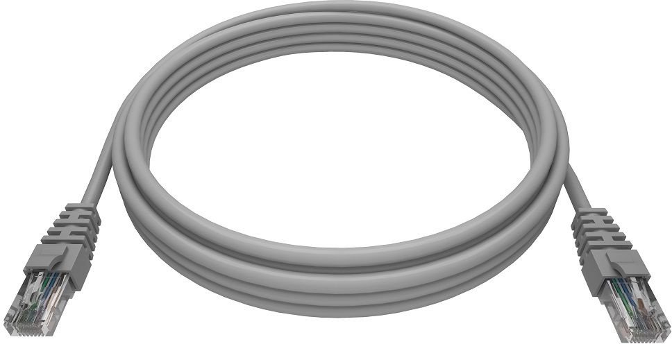 Патч-корд NTSS NTSS-PC-UTP-RJ45-6-3.0-LSZH-GY UTP RJ-45 вил.-вилка RJ-45 кат.6 3м серый LSZH 24AWG