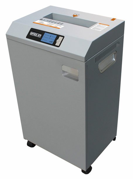 Шредер Office Kit S600 3.9x30 (секр.P-4) фрагменты 25лист. 60лтр. скрепки скобы пл.карты CD