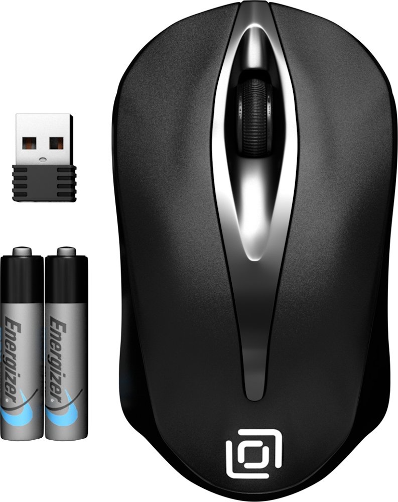 Мышь Оклик 675MW черный оптическая 1200dpi беспров. USB для ноутбука 3but (1025915)