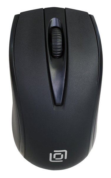 Мышь Оклик 325M черный оптическая 1200dpi USB для ноутбука 3but (1091340)