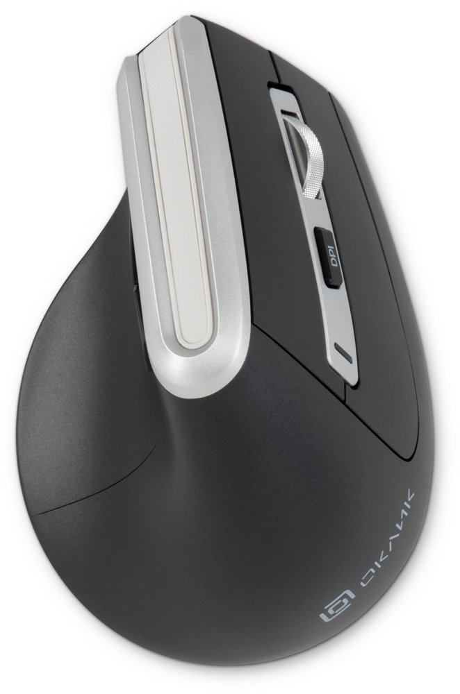 Мышь Оклик 991MW черный/серый/серебристый оптическая 2400dpi silent беспров. BT/Radio USB для ноутбука 7but (1885263)
