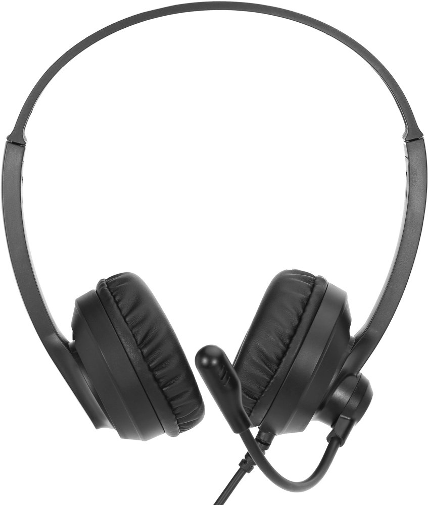 Наушники с микрофоном Оклик HS-M500 черный накладные оголовье (1900379)