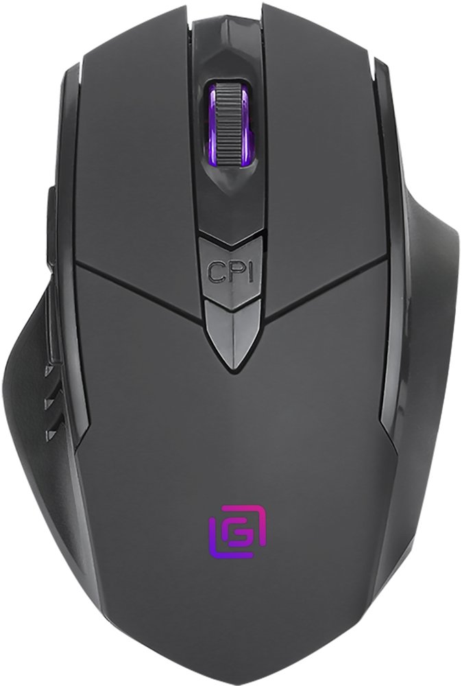 Мышь Оклик 780GW черный оптическая 3200dpi беспров. USB для ноутбука 6but (1903012)
