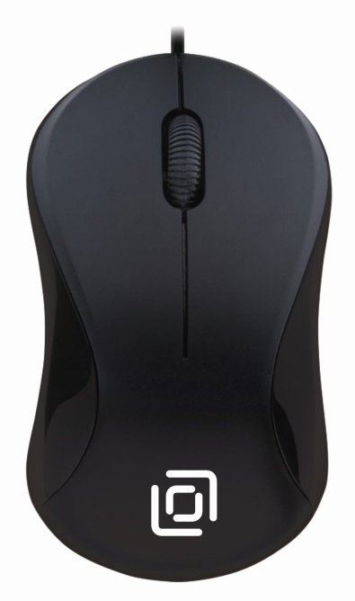 Мышь Оклик 115SR черный оптическая 1000dpi USB для ноутбука 3but (492888)