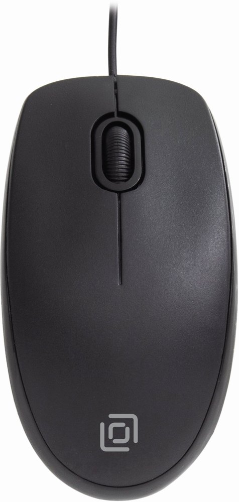 Мышь Оклик 195M for business черный оптическая 1200dpi USB 3but (M218 Black)