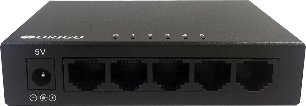 Коммутатор Origo OS2205 OS2205/A2A (L2) 5x1Гбит/с неуправляемый