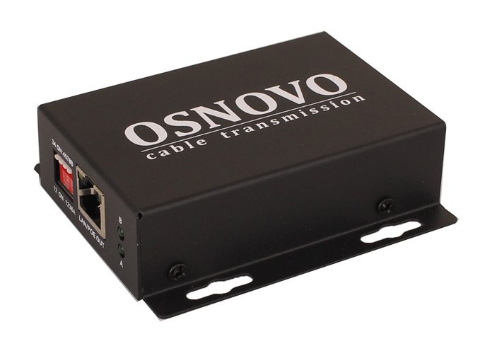 Удлинитель PoE Osnovo E-PoE/1A 10/100BASE-T 12-56В(DC)