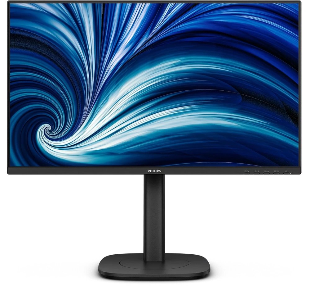 Монитор Philips 23.8" 24B2N3200J черный IPS LED 16:9 HDMI M/M матовая HAS Piv 300cd 178гр/178гр 1920x1080 120Hz VGA DP FHD USB 5.57кг