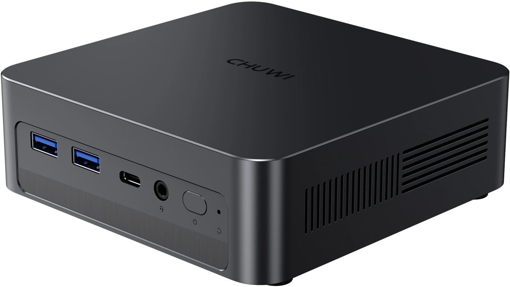 ПК Мини Chuwi AuBox X Core Ultra 7 256V (2.2) 16Gb SSD1Tb ARC 140V Windows 11 Pro 2.5xGbitEth WiFi BT 100W серый
