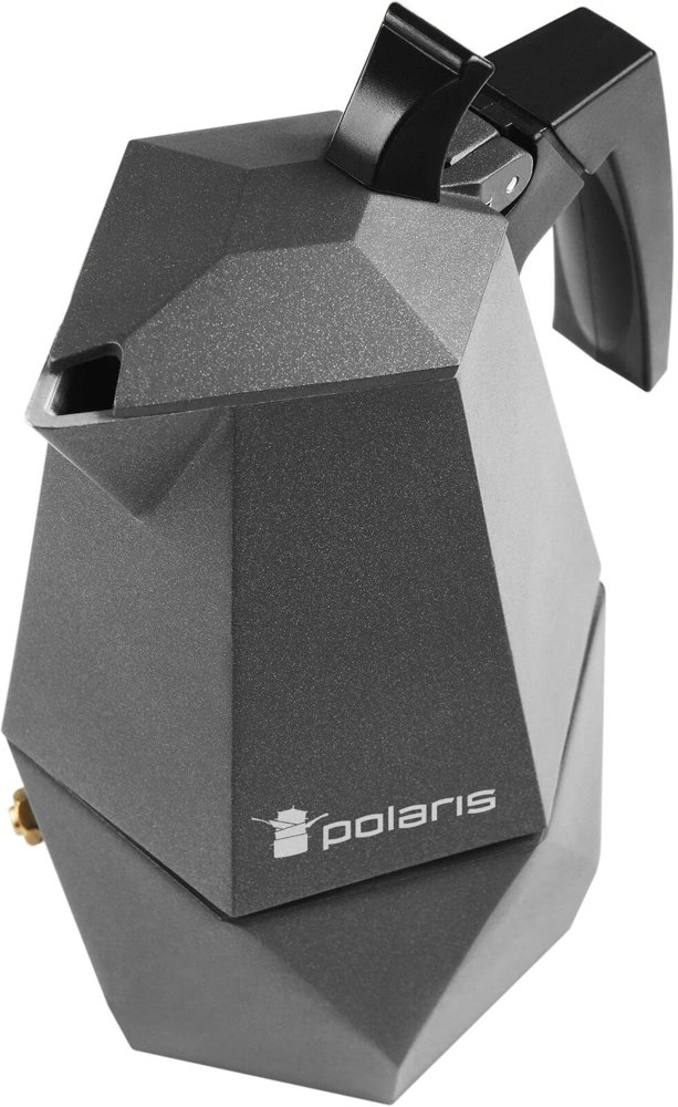 Кофеварка Polaris Kontur-4C алюминий серый (015182)