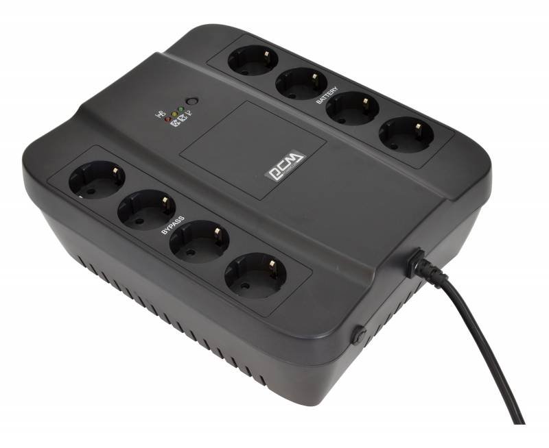 Источник бесперебойного питания Powercom Spider SPD-650N 390Вт 650ВА черный
