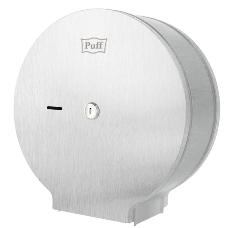 Диспенсер туалетной бумаги Puff-5160, антивандальный, с замком