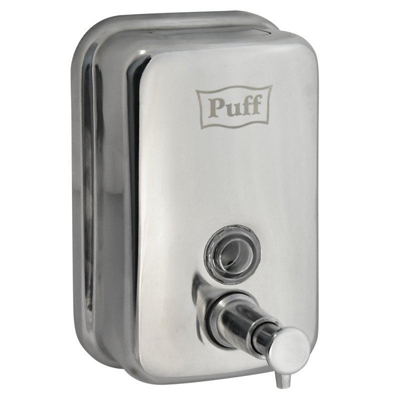 Дозатор для жидкого мыла из нерж. стали антивандальный PUFF-8605