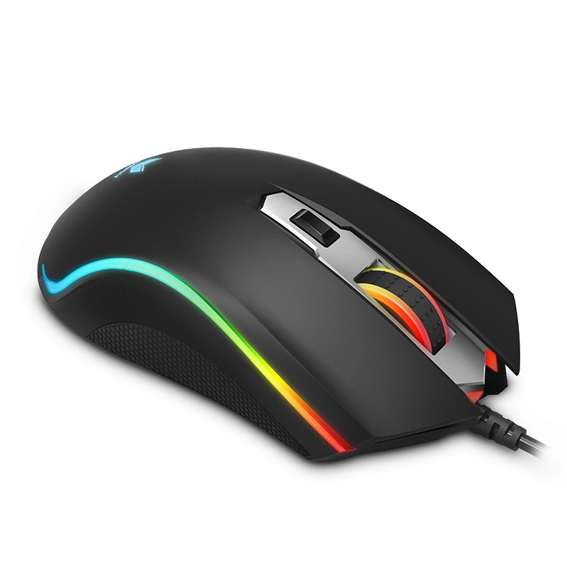 Игровая мышь проводная Rapoo V25S, черный