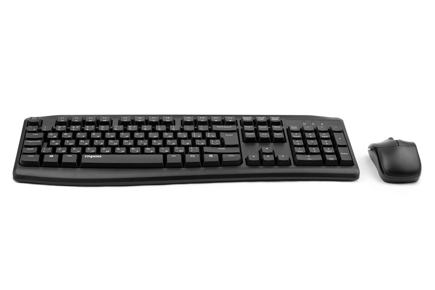 Клавиатура+мышь беспроводная Rapoo X1800PRO, черный