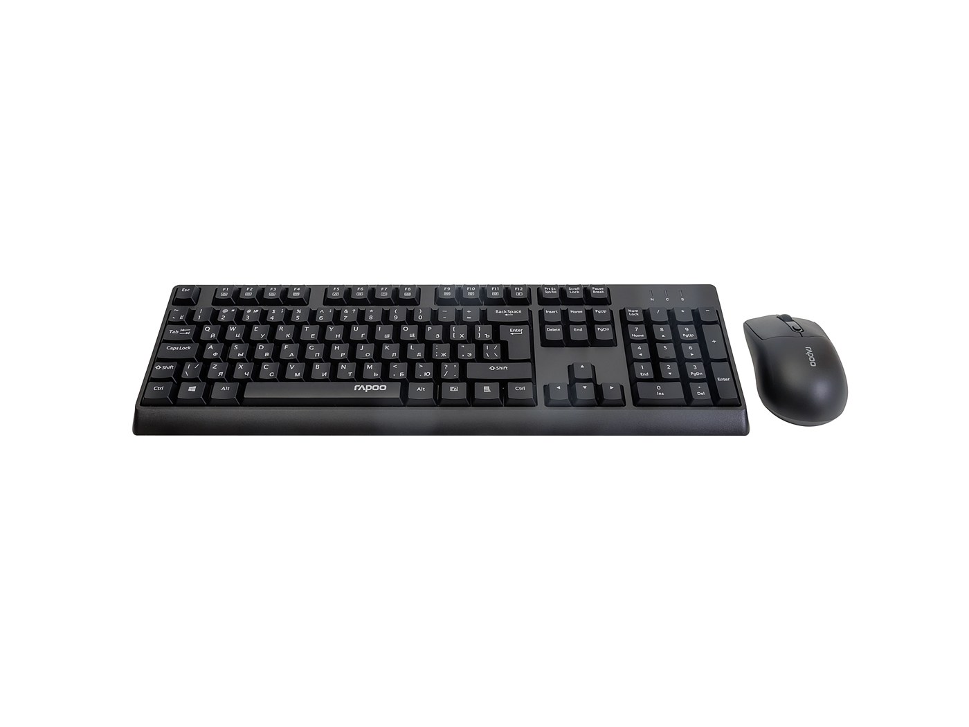 Клавиатура+мышь беспроводная Rapoo X1820-BL, черный