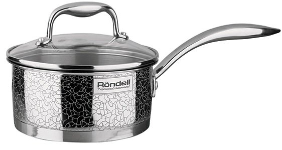 Ковш Rondell Vintage RDS-345 1.5л. d=16см (с крышкой) стальной