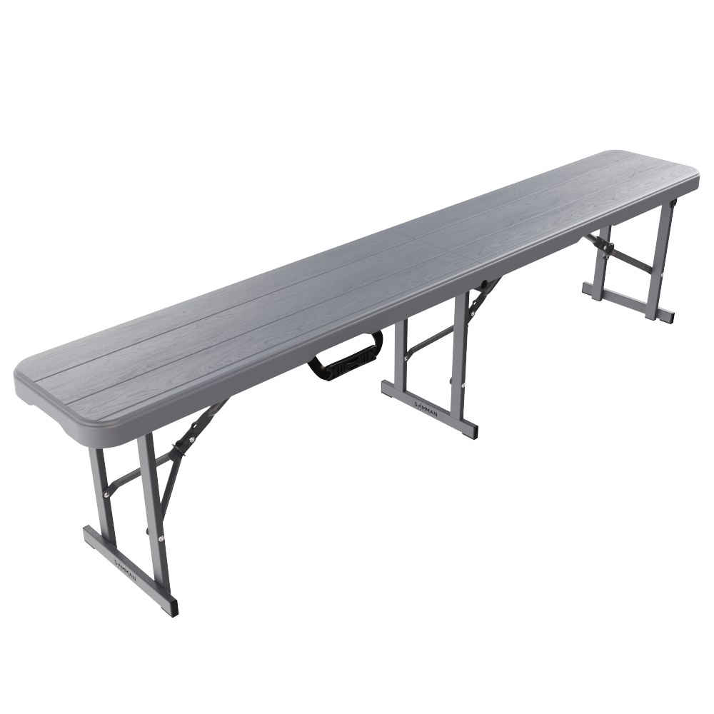 Скамейка складная SAMMAN Vän T 183×30×43 см, серый