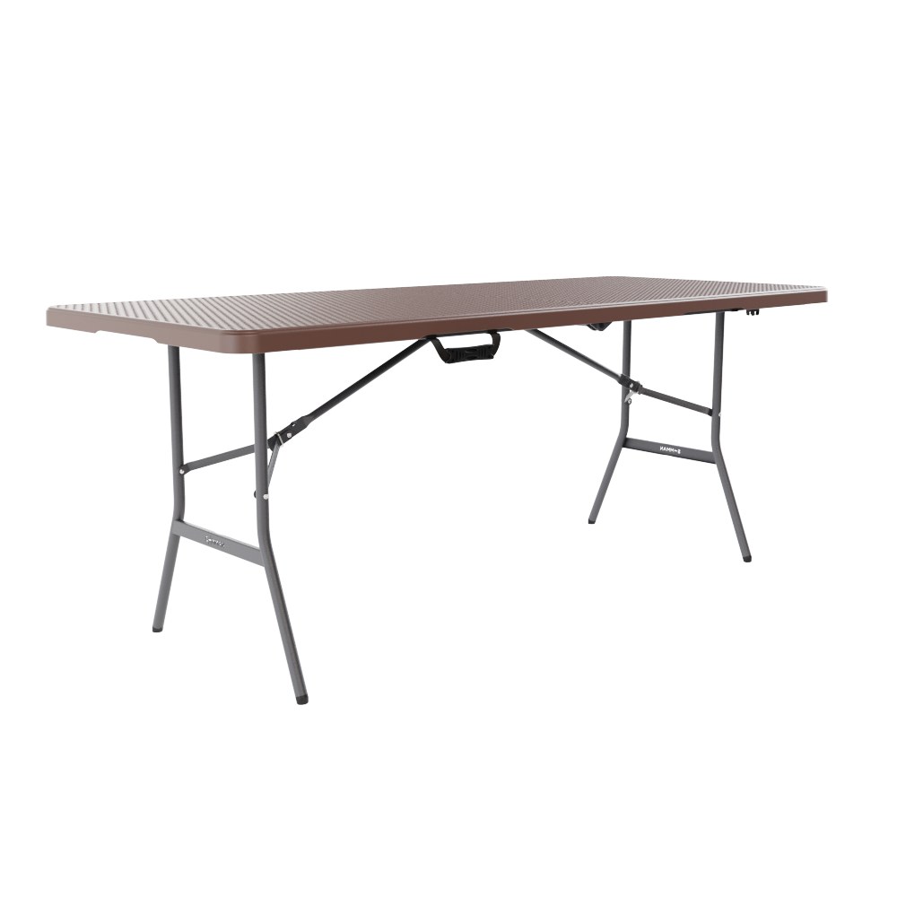 Стол складной SAMMAN Vän R 185×77×74 см, коричневый