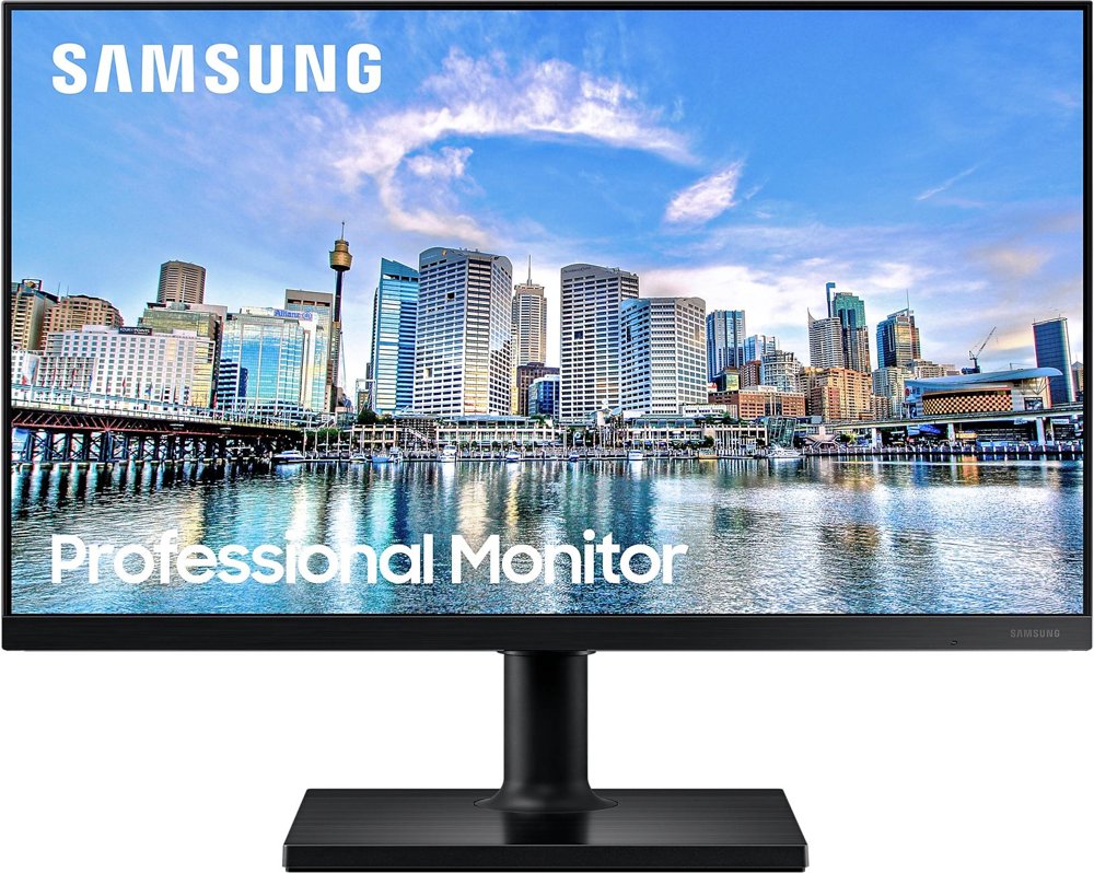 Монитор Samsung 24" F24T450FQI черный IPS LED 16:9 HDMI матовая HAS Piv 250cd 178гр/178гр 1920x1080 75Hz DP FHD USB 4кг