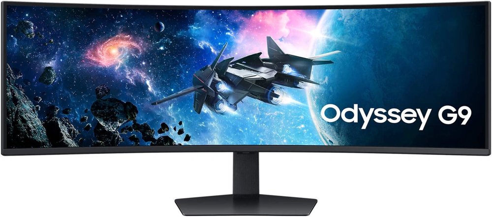 Монитор Samsung 49" S49CG954EMXUE черный VA LED 32:9 полуматовая HAS Piv 450cd 178гр/178гр 5120x1440 240Hz FreeSync Premium Pro DP USB 15.6кг