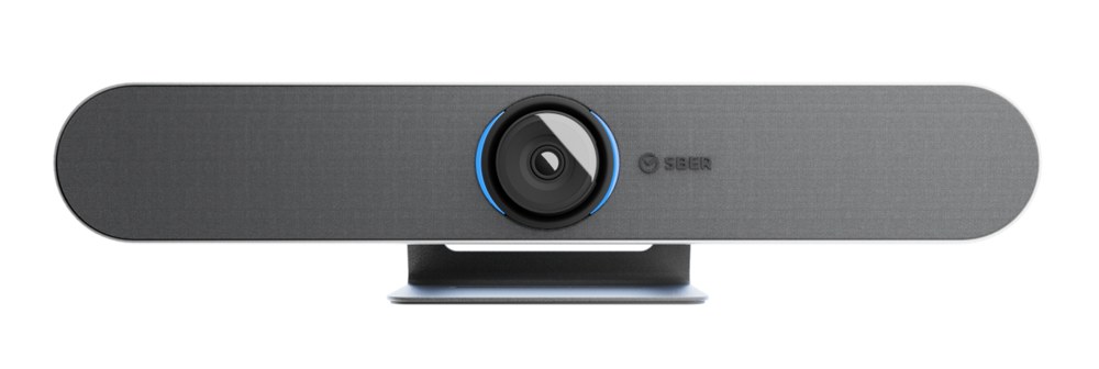 Видеобар Видеобар Sber ( черный, 4K камера 5x EPTZ, 110 FOV, микрофон 6м, динамики 8W, терминал с ПО JazzRooms) SberDevices