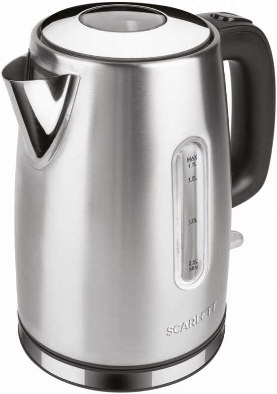 Чайник электрический Scarlett SC-EK21S68 1.7л. 2200Вт серебристый корпус: металл